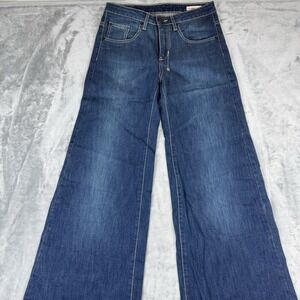 18th Amendment Women's Wide Leg Denim Jeans Size 29x34 High Rise